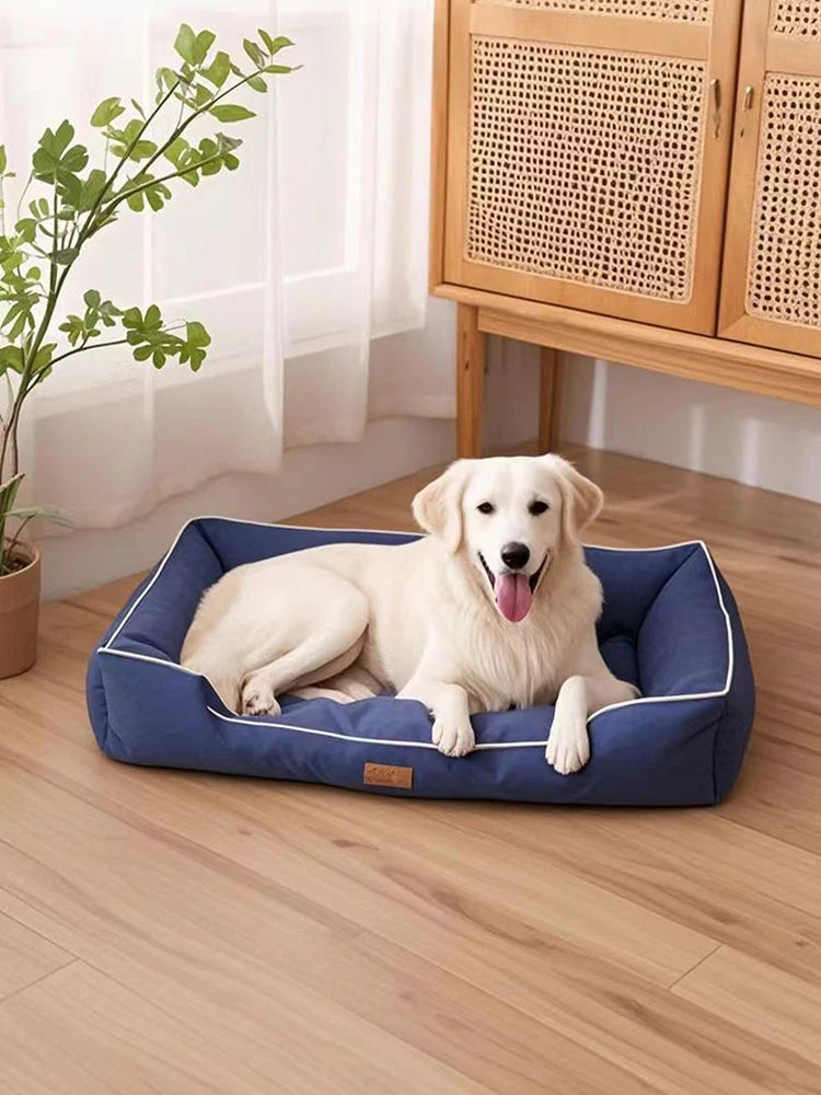 NovaZone All-Season Square Dog Bed — Bite-Resistant Comfort