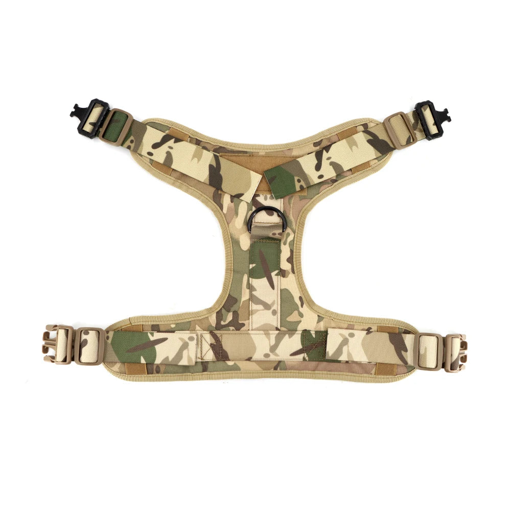 Tactical Military Dog Harness & Leash Set for Large Dogs — Training, Walking & Hunting