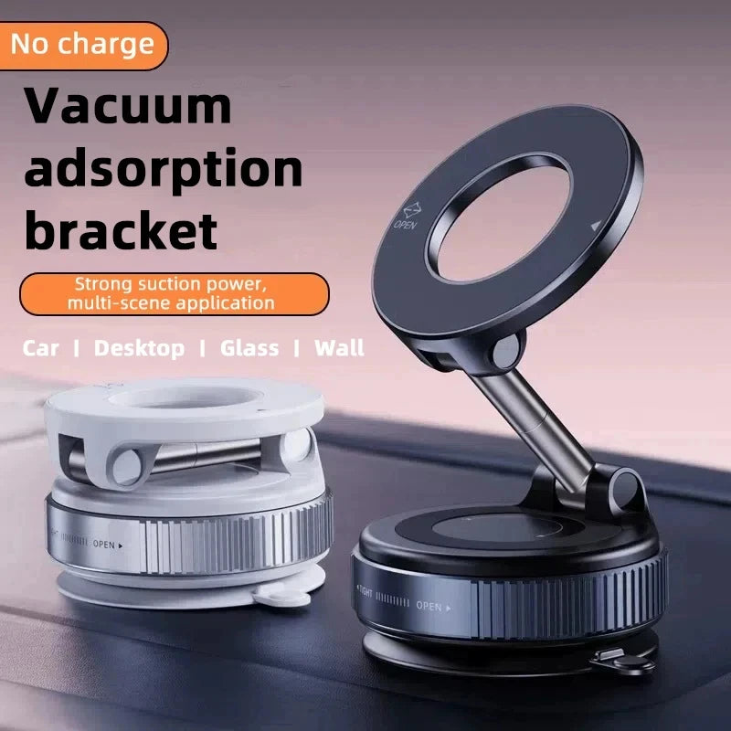 Rotating Magnetic Phone Holder – Universal Suction Stand for Car & Home