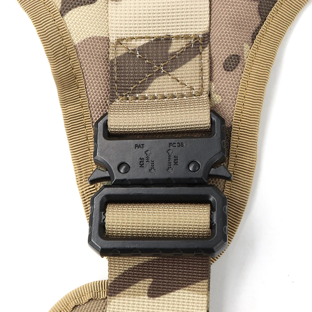 Tactical Military Dog Harness & Leash Set for Large Dogs — Training, Walking & Hunting