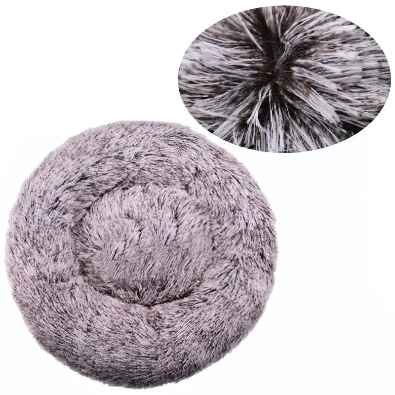 NovaZone Round Plush Pet Bed — 6 Sizes, Ultra Soft