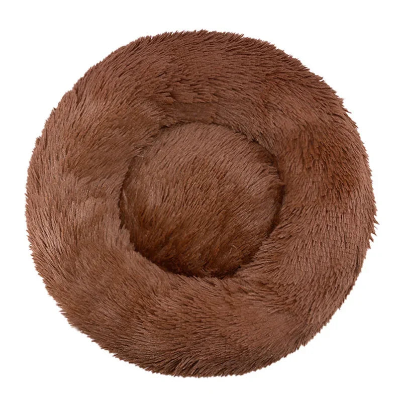 NovaZone Round Plush Pet Bed — 6 Sizes, Ultra Soft