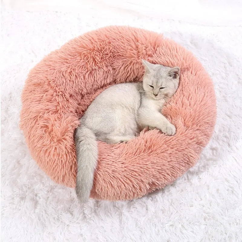 NovaZone Round Plush Pet Bed — 6 Sizes, Ultra Soft