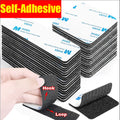 10Pcs Strong Self-Adhesive Hook and Loop Fastener Tape Rectangle Nylon Sticker Adhesive Tape With Strong Glue For DIY CraftNylon