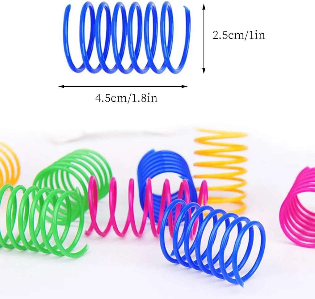 Cat Spring Coil Toys 200 Pack — The Ultimate Cat Entertainment Set