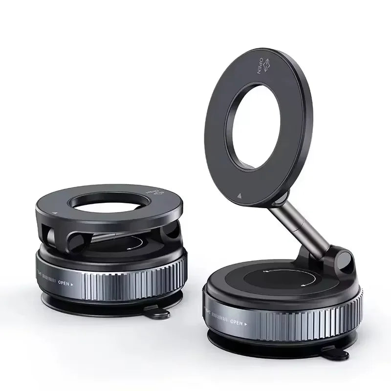 Rotating Magnetic Phone Holder – Universal Suction Stand for Car & Home