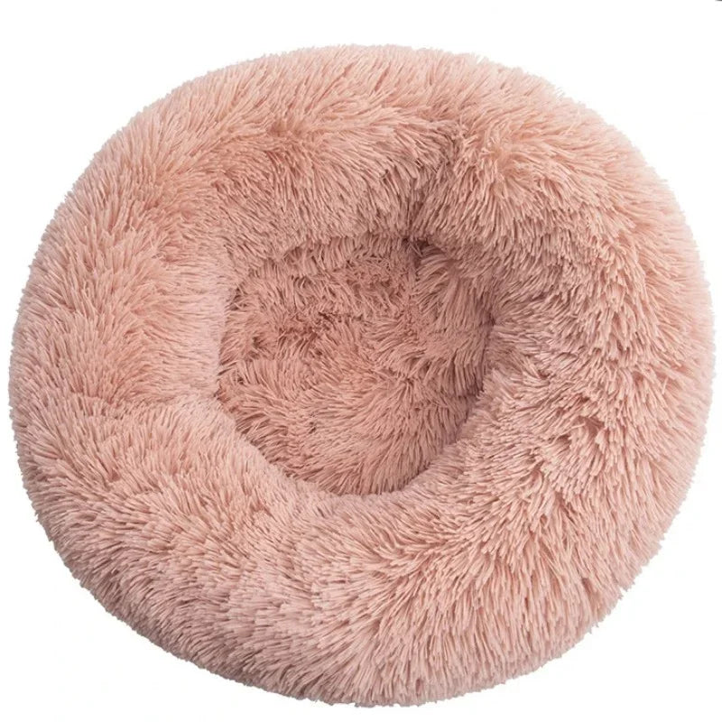 NovaZone Round Plush Pet Bed — 6 Sizes, Ultra Soft