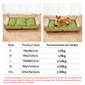 NovaZone All-Season Square Dog Bed — Bite-Resistant Comfort