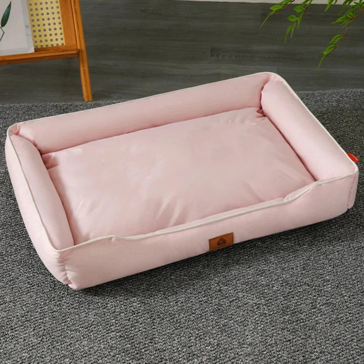 NovaZone All-Season Square Dog Bed — Bite-Resistant Comfort