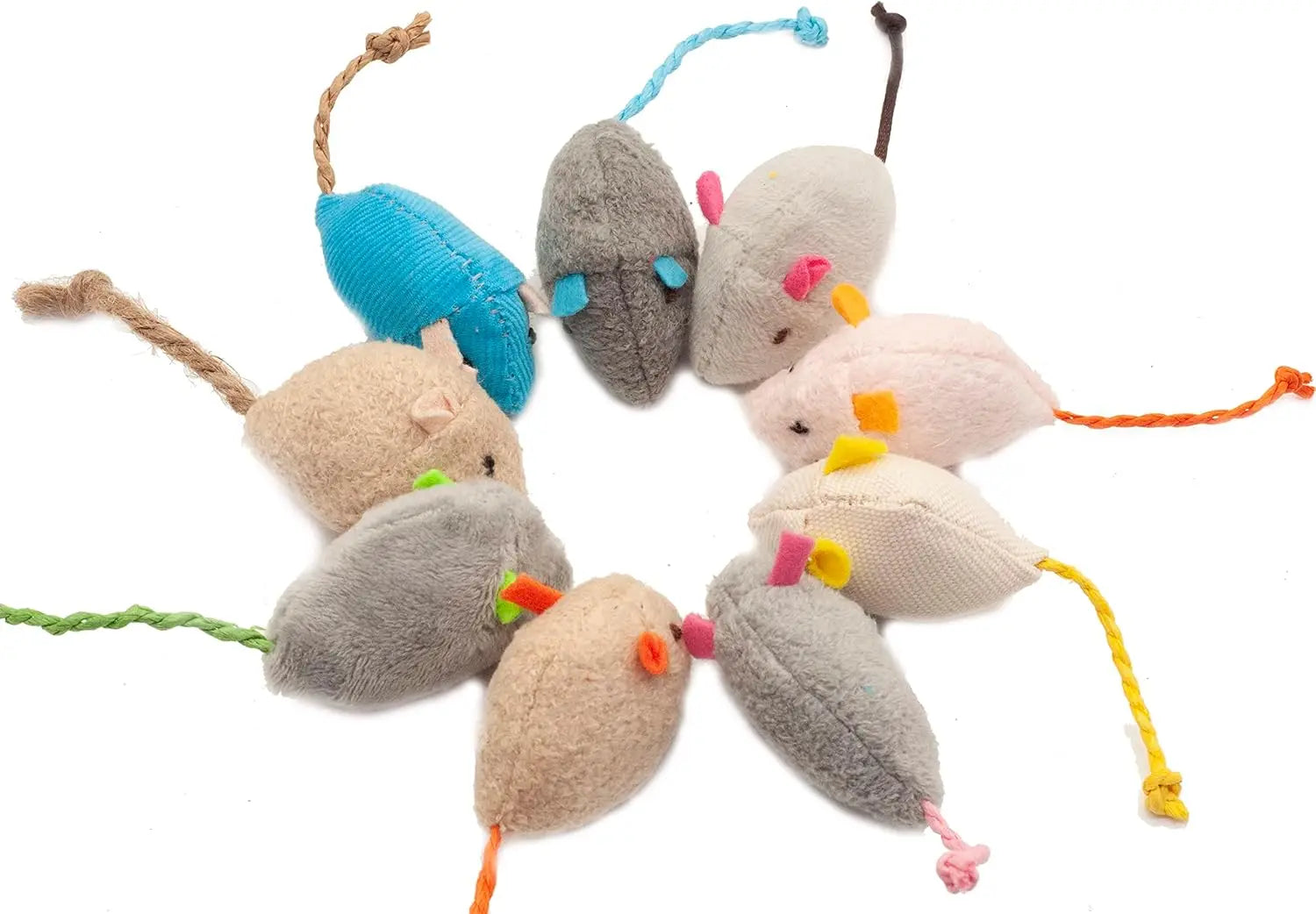 Rattle Mouse Cat Toys 200 Pack — Irresistible Hunting Toys for Cats