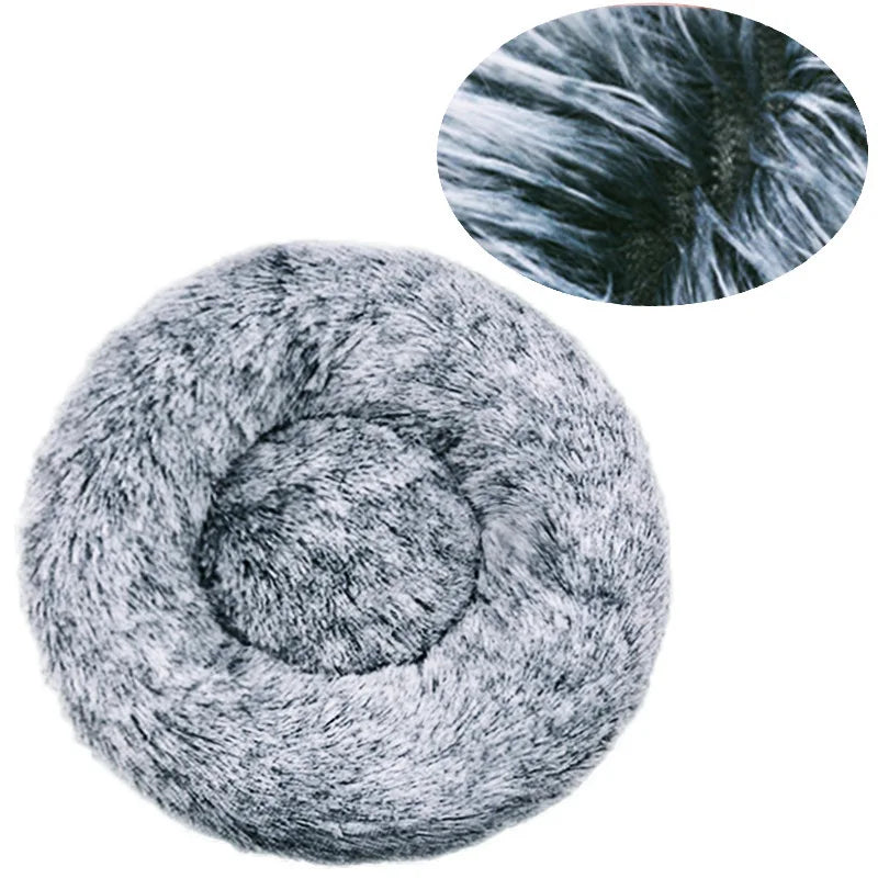 NovaZone Round Plush Pet Bed — 6 Sizes, Ultra Soft