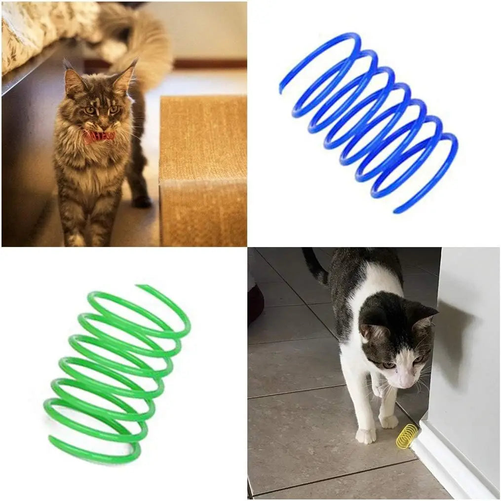 Cat Spring Coil Toys 200 Pack — The Ultimate Cat Entertainment Set