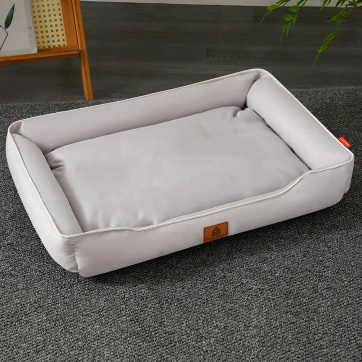 NovaZone All-Season Square Dog Bed — Bite-Resistant Comfort