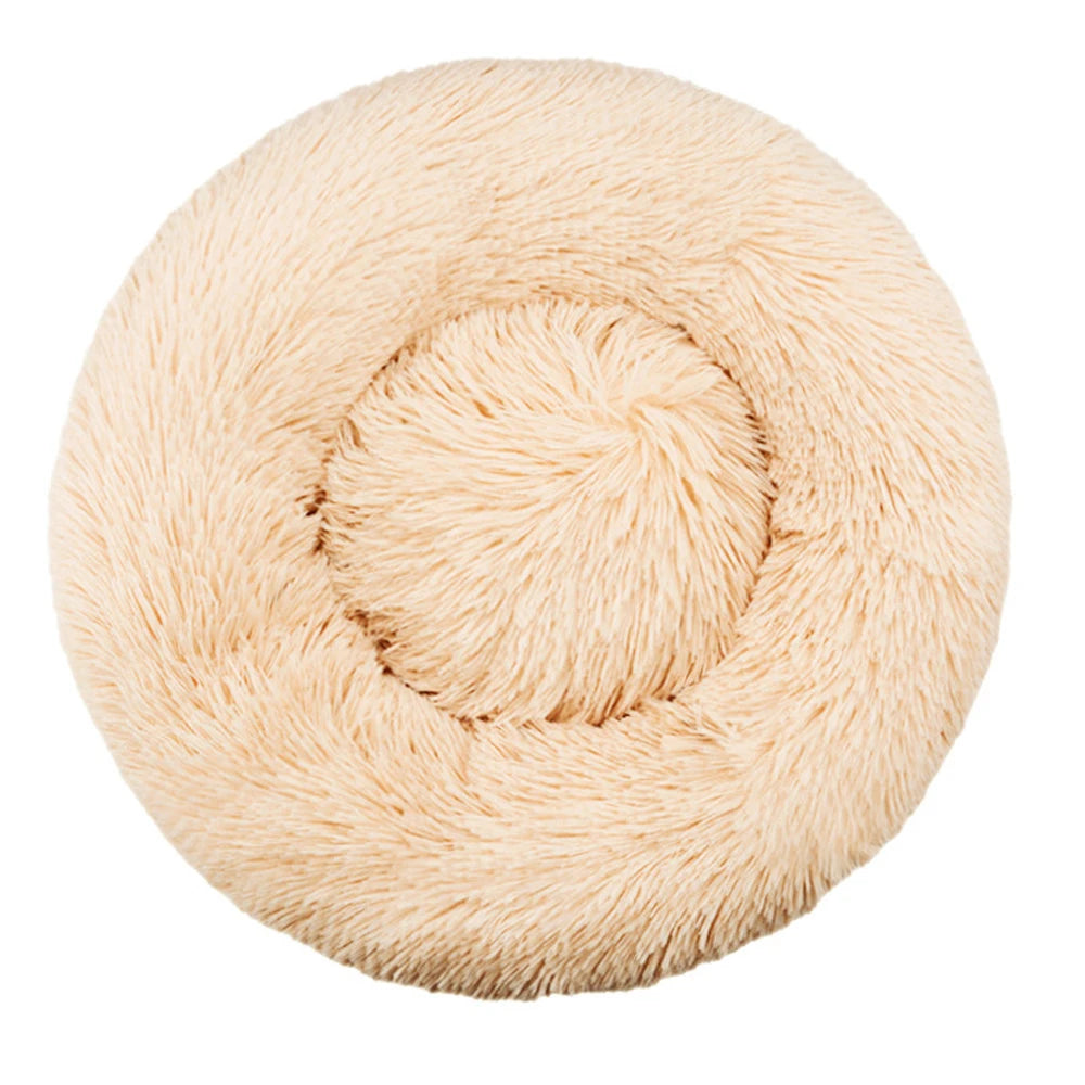 NovaZone Round Plush Pet Bed — 6 Sizes, Ultra Soft