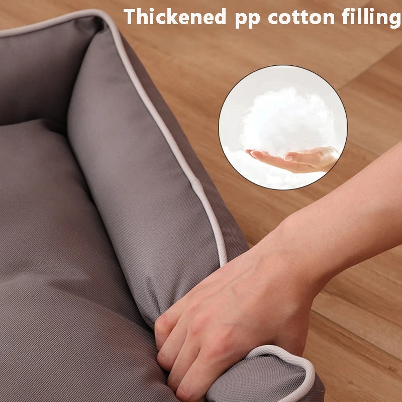 NovaZone All-Season Square Dog Bed — Bite-Resistant Comfort