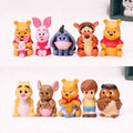 10pcs/set Cartoon Winnie The Pooh Action Figure Toy Pooh Bear Tigger Eeyore Piglet Action Figure Dolls Toy For Kids Gifts