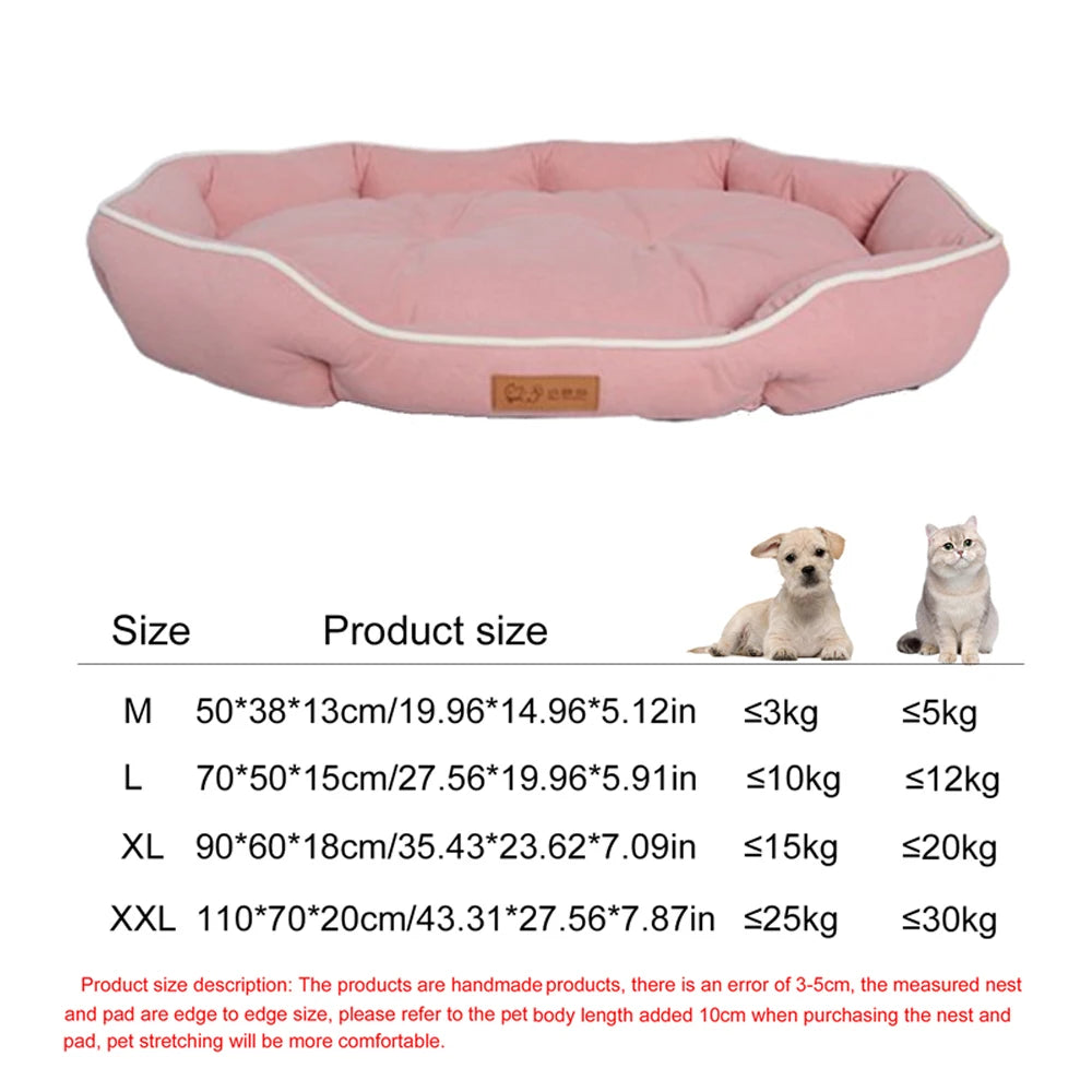 NovaZone All-Season Square Dog Bed — Bite-Resistant Comfort