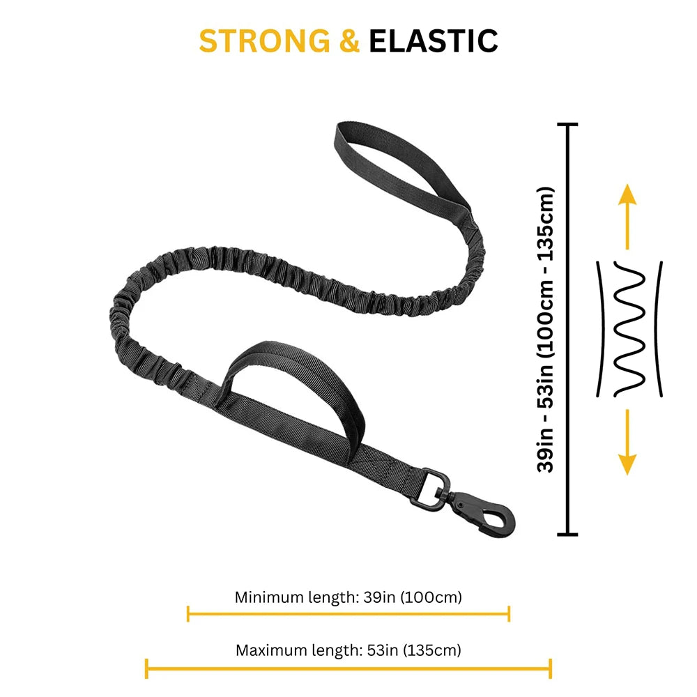 Tactical Military Dog Harness & Leash Set for Large Dogs — Training, Walking & Hunting