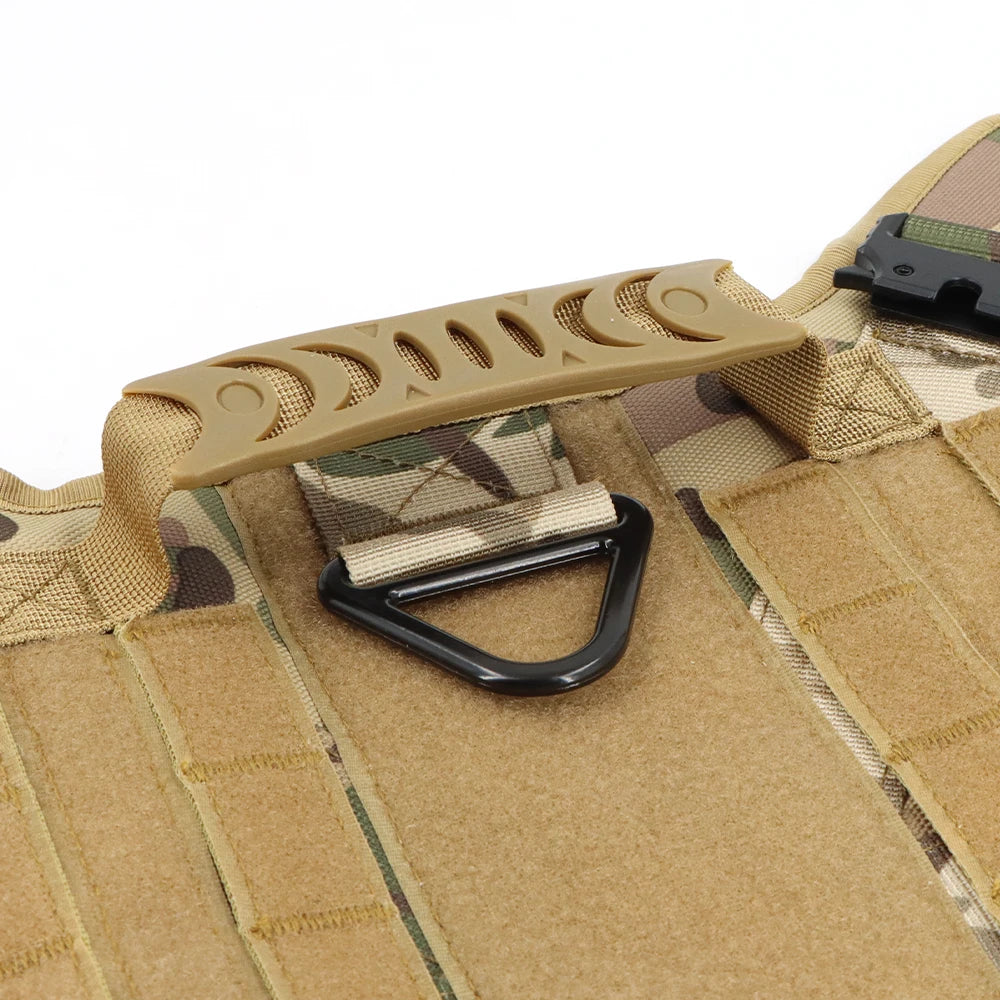 Tactical Military Dog Harness & Leash Set for Large Dogs — Training, Walking & Hunting