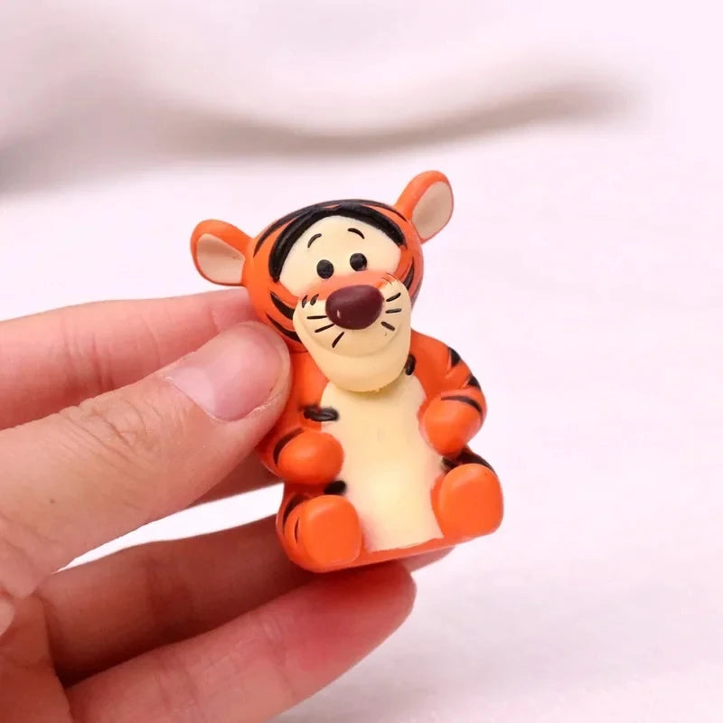 10pcs/set Cartoon Winnie The Pooh Action Figure Toy Pooh Bear Tigger Eeyore Piglet Action Figure Dolls Toy For Kids Gifts