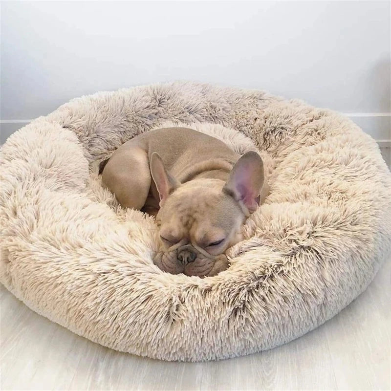 NovaZone Round Plush Pet Bed — 6 Sizes, Ultra Soft
