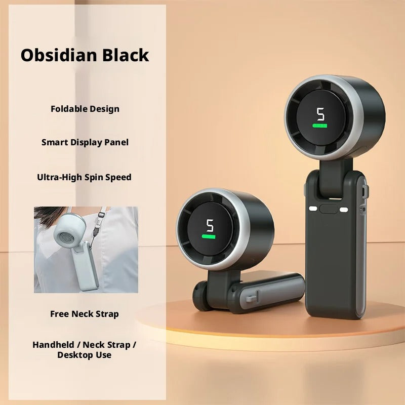 Digital Display High Speed Small Handheld Fan USB